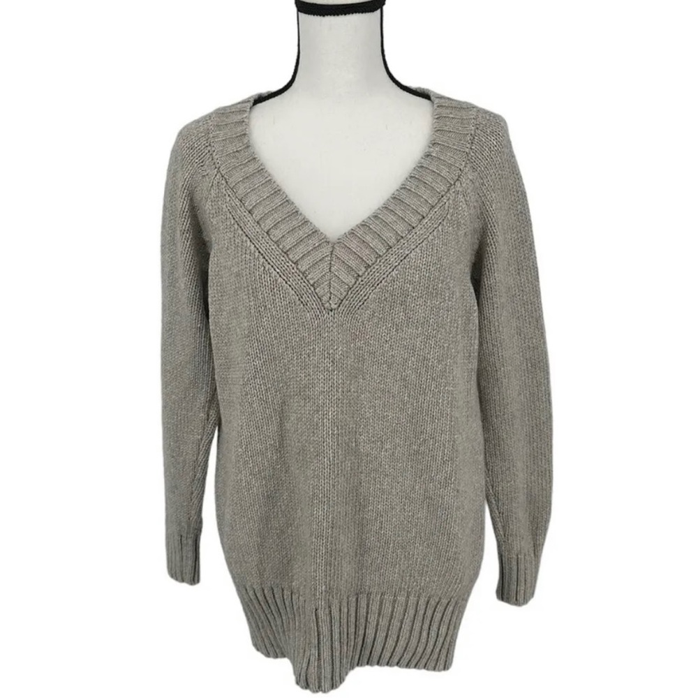 Authentic Celine Oversized V Neck Knit Sweater
